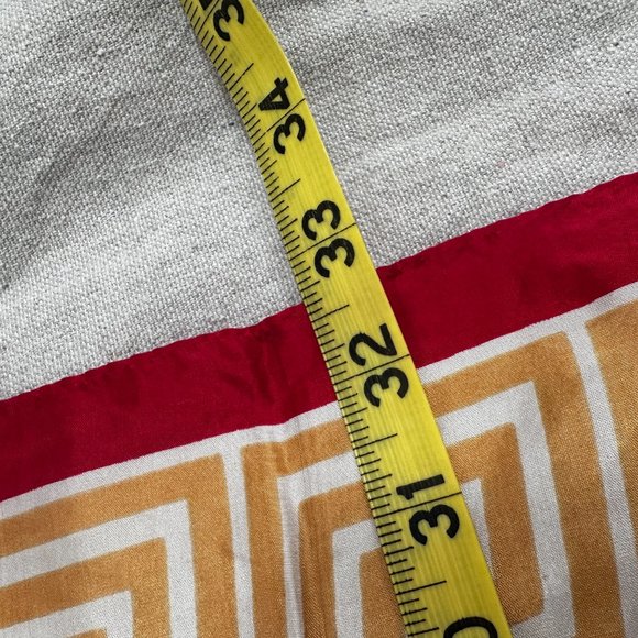 Vintage Glentex All Silk Geometric Abstract design Lovely Colors - Picture 6 of 7